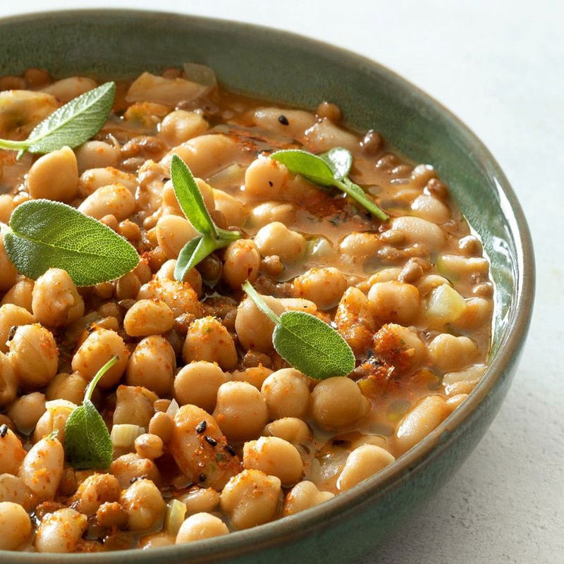 Zuppa di Cereali e Legumi