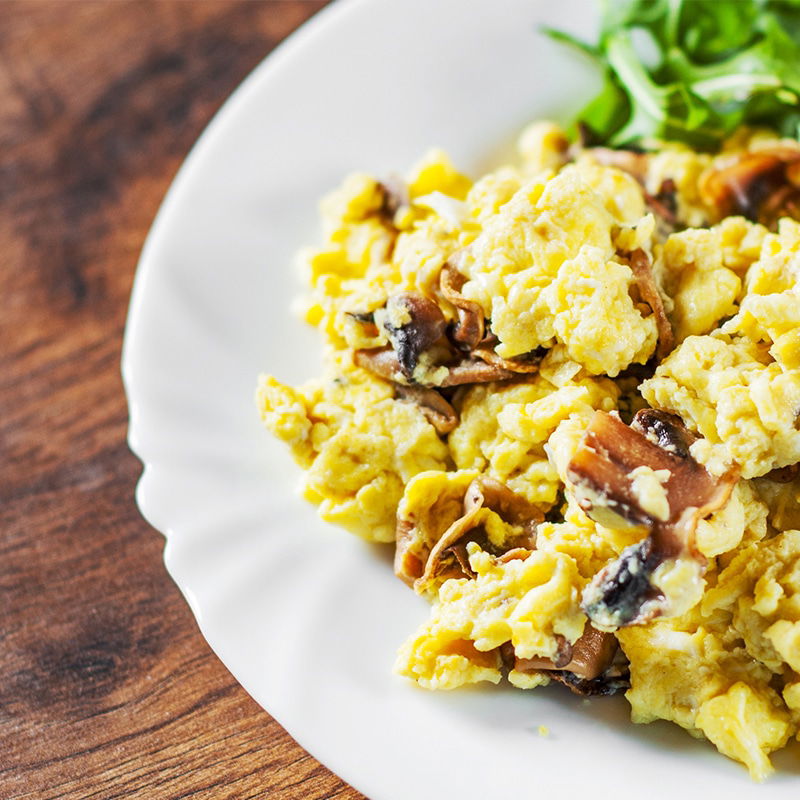 Stracciatella ai Virni (fungo di San Giorgio)